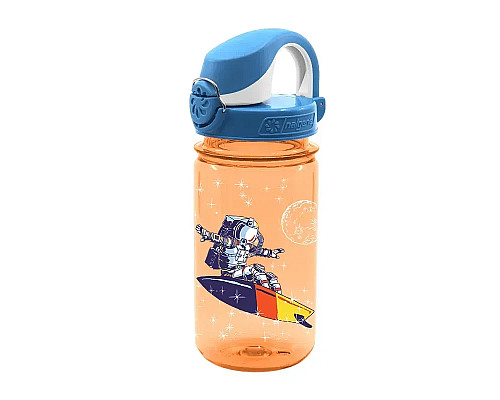 Дитяча пляшка для води Nalgene 350 мл OTF Kids, помаранчево-синя
