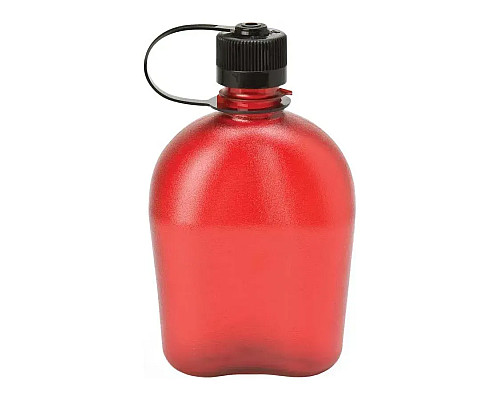 Пляшка для води Nalgene 1 л Canteen Red Sustain, червона