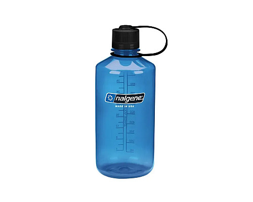 Пляшка для води Nalgene 1 л Narrow Mouth Loop-Tops, синя
