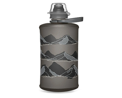 Пляшка м'яка HydraPak 350 мл Stow Mountains, сіра Пляшка м'яка HydraPak 350 мл Stow Mountains, сіра