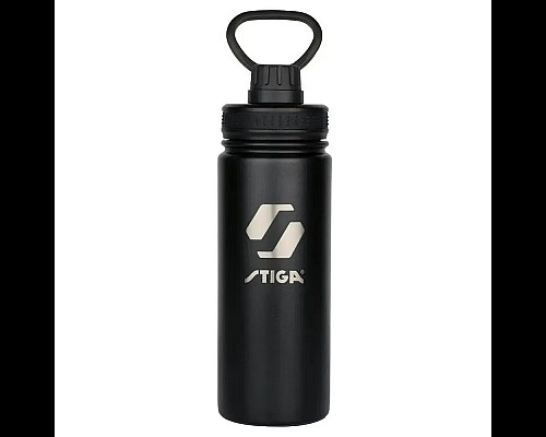 Пляшка для води Stiga 550 мл, чорний