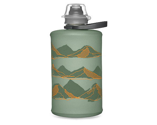 Пляшка м'яка HydraPak 350 мл Stow Mountains Sutro, зелена Пляшка м'яка HydraPak 350 мл Stow Mountains Sutro, зелена