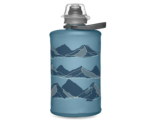 Пляшка м'яка HydraPak 350 мл Stow Mountains Tahoe, синя Пляшка м'яка HydraPak 350 мл Stow Mountains Tahoe, синя
