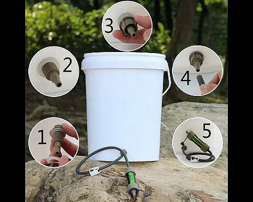 Фільтр для води портативний Miniwell L630 2000L, хакі Фільтр для води портативний Miniwell L630 2000L, хакі