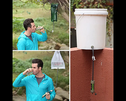 Фільтр для води портативний Miniwell L630 2000L, хакі Фільтр для води портативний Miniwell L630 2000L, хакі