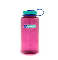 Пляшка для води Nalgene 1 л WM Electric Magenta Sustain, рожево-бірюзова