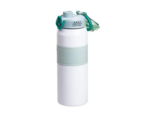 Термос Yiwu HP-14-6M Sport 800 мл з мундштуком і ручкою, м'ятний Термос Yiwu HP-14-6M Sport 800 мл з мундштуком і ручкою, м'ятний