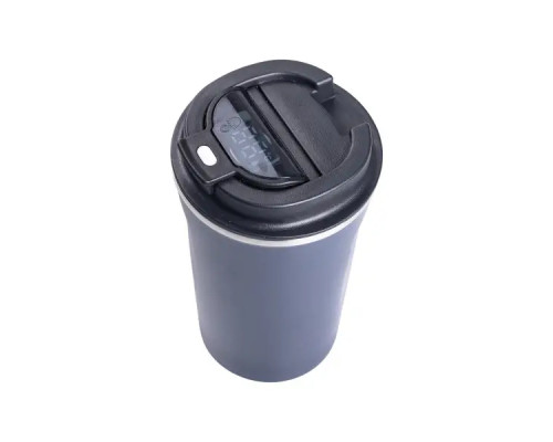 Термочашка Yiwu Coffee 380 мл з датчиком температури, синя Термочашка Yiwu Coffee 380 мл з датчиком температури, синя