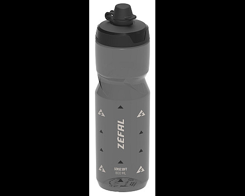 Пляшка ZEFAL SENSE SOFT 80 0,80l (smoked black) сіра