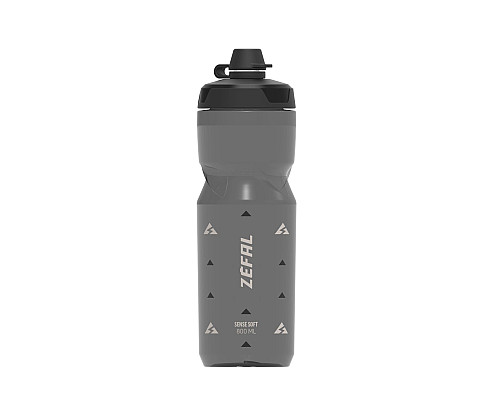 Пляшка ZEFAL SENSE SOFT 80 0,80l (smoked black) сіра