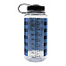 Пляшка для води Nalgene 1 л WM Plaid, синьо-чорна