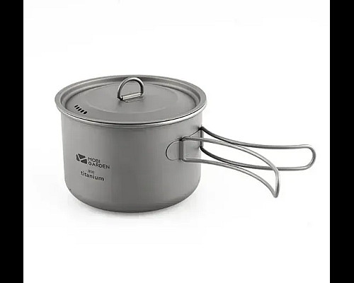 Каструля титанова Mobi Garden NX20666031 800 мл, сіра