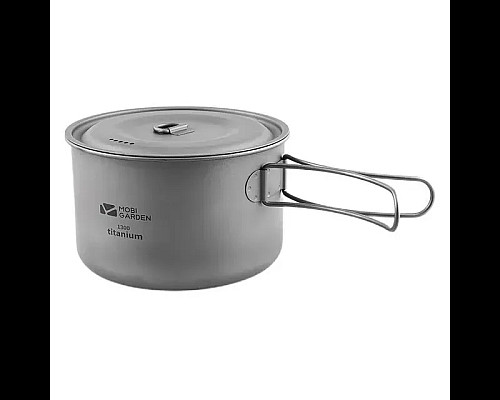 Каструля титанова Mobi Garden NX20666033 1,3 л, сіра