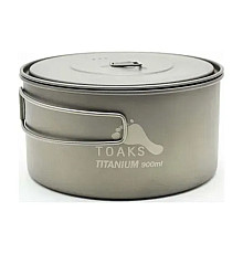 Каструля Toaks Titanium D130 мм 900 мл Pot 