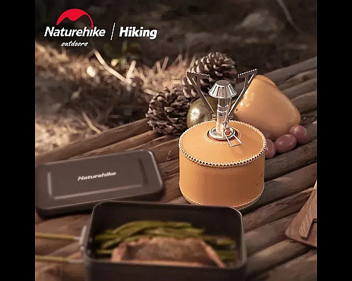 Пальник газовий Naturehike Ultralight NH21RJ004 NH, сірий