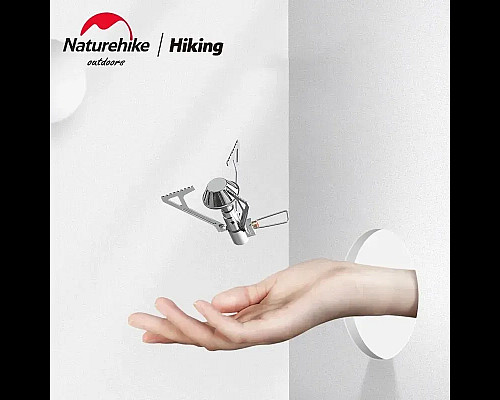 Пальник газовий Naturehike Ultralight NH21RJ004 NH, сірий