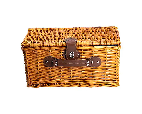 Кошик для пікніка Yiwu на 4 персони 42 х 28 х 20 см із термосумкою