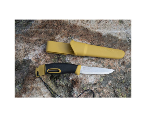 Ніж туристичний 2в1  Morakniv Companion Spark (S) - жовтий