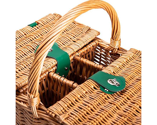 Кошик для пікніка Yiwu на 3 відділення з термосумкою 48 х 33 х 43 см