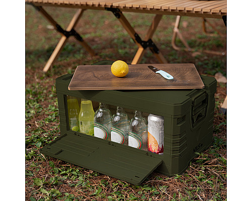 Ящик складаний 2в1 NILS CAMP NCB4002 32 л, зелений