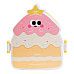 Ланч-бокс дитячий TS Kitchen зі столовими приладами Cake 20 х 18 х 8 см, різнокольоровий