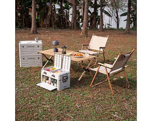 Ящик складаний NILS CAMP NCB4003 42 л, бежевий