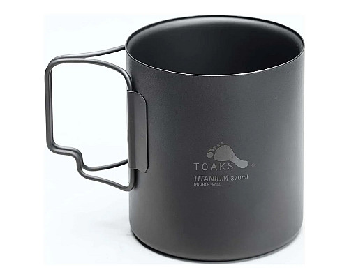 Кружка Toaks Titanium 370 мл Double Wall Cup