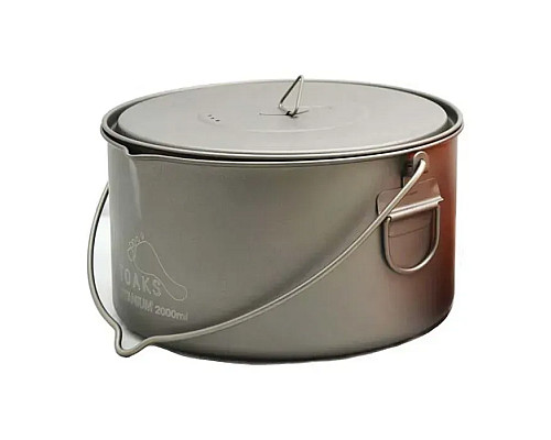 Казанок Toaks Titanium 2000 мл Pot with Bail Handle