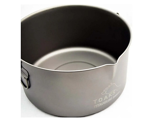 Казанок Toaks Titanium 2000 мл Pot with Bail Handle