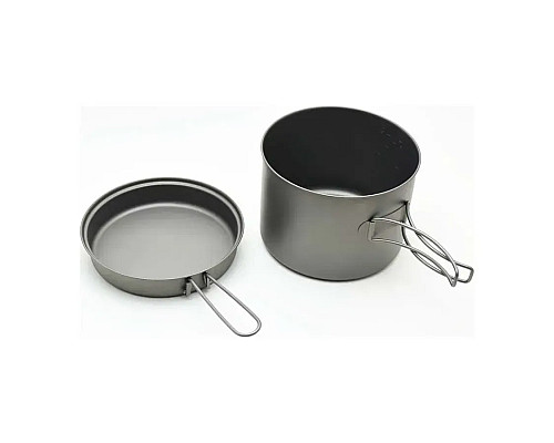 Набір посуду каструля + пательня Toaks Titanium 1600 мл Pot with Pan