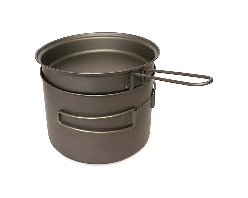 Набір посуду каструля + пательня Toaks Titanium 1600 мл Pot with Pan