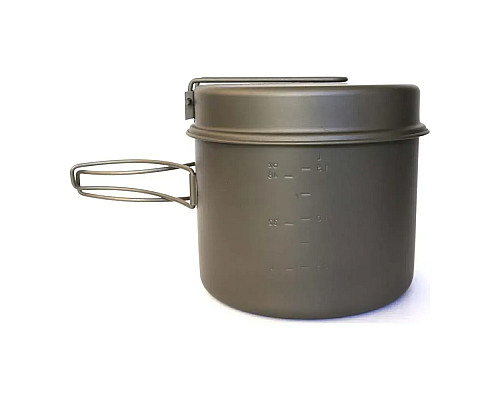 Набір посуду каструля + пательня Toaks Titanium 1600 мл Pot with Pan