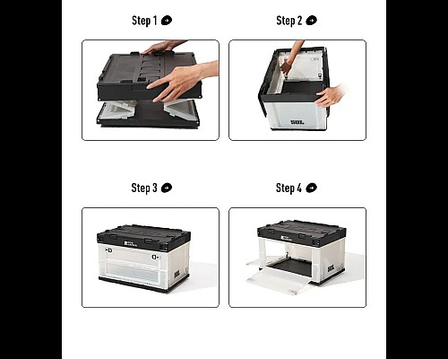 Контейнер складаний Mobi Garden NX23685002 50 л, білий