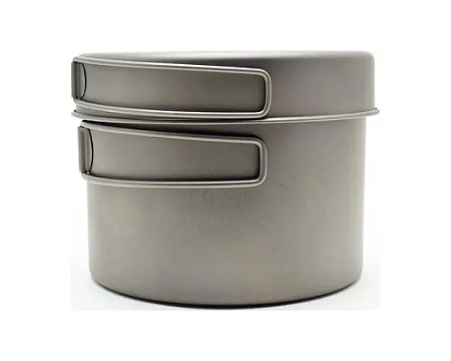 Набір посуду каструля + пательня Toaks Titanium 1300 мл Pot with Pan
