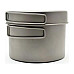 Набір посуду каструля + пательня Toaks Titanium 1300 мл Pot with Pan