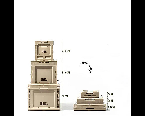 Контейнер складаний Mobi Garden NX21671009 80 л, хакі