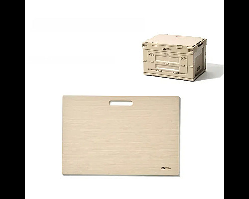 Стільниця на складаний контейнер Mobi Garden NX22671022 50 л, світло-коричнева
