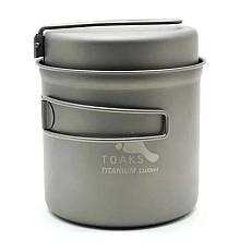 Набір посуду каструля + пательня Toaks Titanium 1100 мл Pot with Pan 