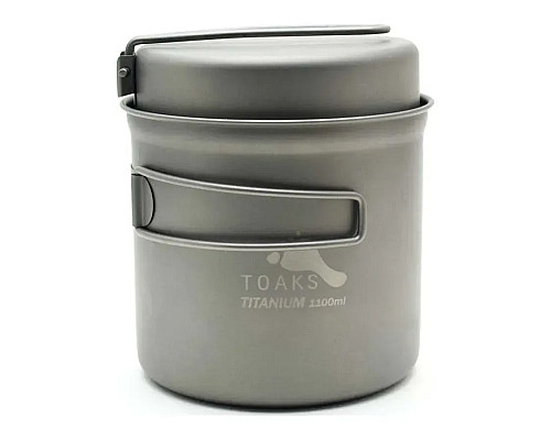 Набір посуду каструля + пательня Toaks Titanium 1100 мл Pot with Pan