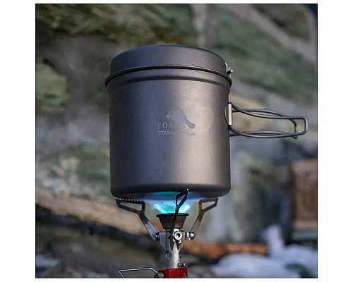Набір посуду каструля + пательня Toaks Titanium 1100 мл Pot with Pan