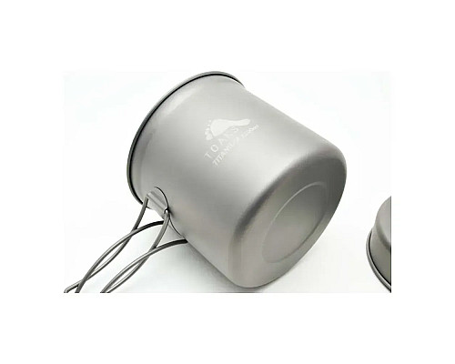 Набір посуду каструля + пательня Toaks Titanium 1100 мл Pot with Pan