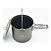 Каструля з розкладними ручками Toaks Titanium 1100 мл Pot with Bail Handle