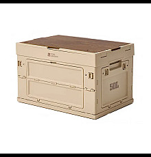 Контейнер складаний зі стільницею Mobi Garden NX23685004 50 л, бежевий