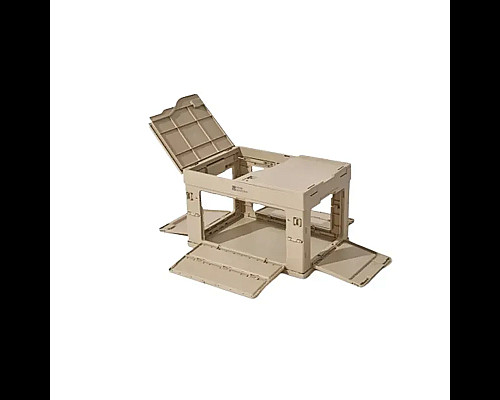 Контейнер складаний зі стільницею Mobi Garden NX23685004 50 л, бежевий