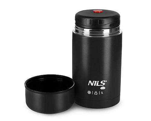 Термос для обіду NILS CAMP NC3802 1 л, чорний