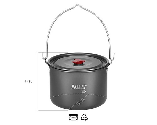 Казанок NILS CAMP NC17117 4 л