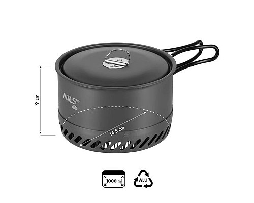 Каструля NILS CAMP NC4203 1 л