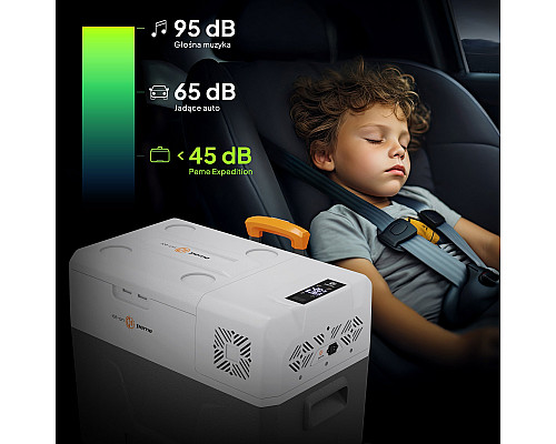 Дорожній холодильник Peme Essential Adventure Orange 40, 39 л сірий