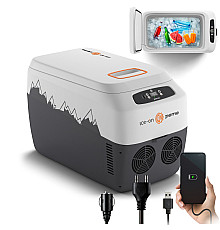 Дорожній холодильник з ременем Peme Go Adventure Orange 30 28,3 л, сірий
