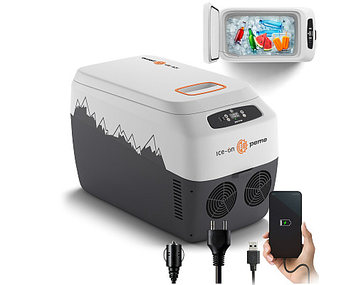 Дорожній холодильник з ременем Peme Go Adventure Orange 30 28,3 л, сірий